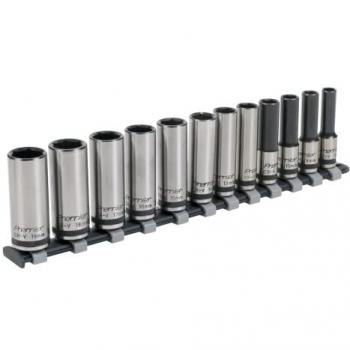 Sealey Metric Deep Lock-On Socket Set 12pc