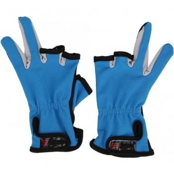 Guantes Sin Dedos para Pesca, Absorción de Sudor y Protección UV