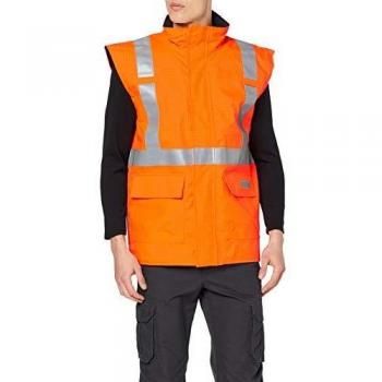Portwest S776ORRXXL Bizflame Rain Hi-Vis Antistatic FR Body warmer, Regular, Size: 2X-Large, Orange