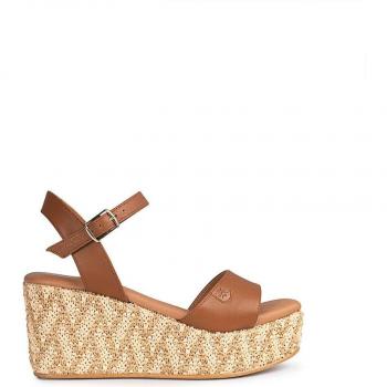 POPA Sandalias Cuña Baja Akumal Bombay Cuero