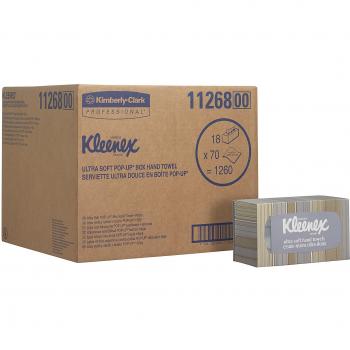 Kleenex Ultra Soft Hand Towels, 3-Ply, Interfolded, 73 Sheets per Box, White