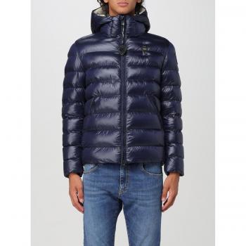 Blauer Men's Blue Hooded Puffer Jacket