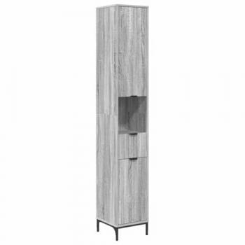 Boîte à tiroirs salon de bain – Gris Sonoma – hauteur 190 cm