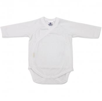 Body Interlock Manica Lunga Incrociato Taglia 0 Bianco Unico