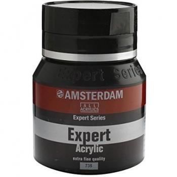 Amsterdam Acrylic Art Paint – Black, 400 mL