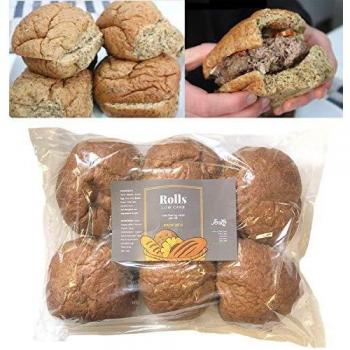 KetoCloud Bread Rolls – 1g Carb, 90g Fluffy Loaf (x6)
