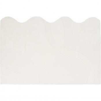 Tapis Laine Ondulée à Motif Écru – Maisons du Monde