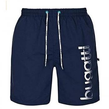 Bugatti Badeshorts Herren marineblau mit Gesäßtasche
