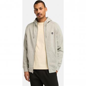 Sweat à capuche zippé Exeter River Timberland, homme, gris, Taille: M