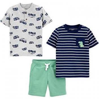 Set Junior Simple Joys: Pantalone, Dinossauro, Camion – 3 pezzi