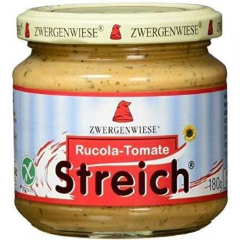 Zweifellose Zwerge – Laktosefreier Rucola‑Tomaten‑Aufstrich (180 g)