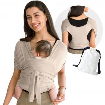 Porte-Bébé Été Maille Simple – Style Dos, Petite Serviette pour Parents