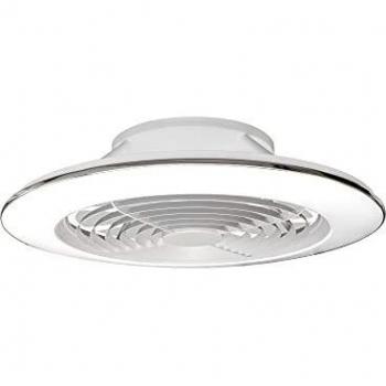 Ventilatore LED Alisio XL 58W dimmerabile, bianco, con telecomando e controllo APP Alexa/Google