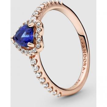 Anillo Corazón Azul Brillante de Pandora