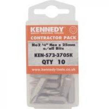 Kennedy TX20 Torx Screwdriver Bit 1/4 Hex Standard (Pack of 10)