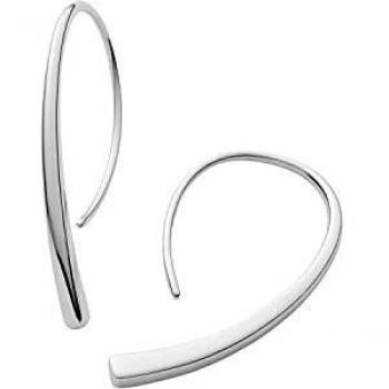 Pendientes de aro SKAGEN ELIN en acero pulido