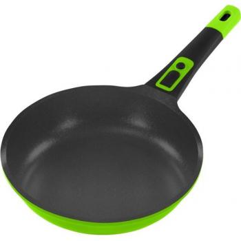 King Alu‑Guss-Bratpfanne “Click‑Grip Xylan Plus Silver Diamond” – Induktion – abnehmbarer Griff – 28 cm