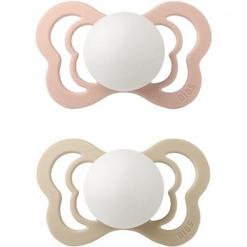 BIBS Ciuccio Silicone Couture Blush e Vanilla 6-36 mesi