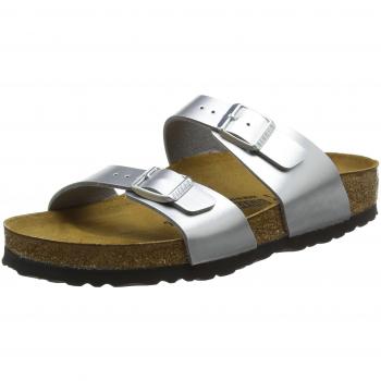 Sandali Donna Birkenstock Sydney Argento Soft Metallic Silver 35 EU