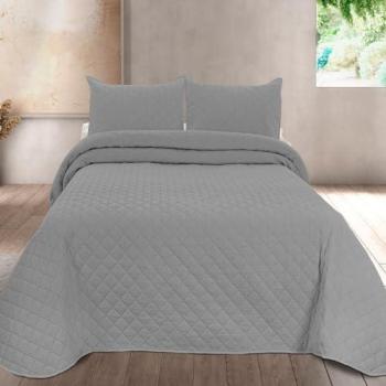 Tenture de lit haut de gamme Pierre Cardin Égna 235x270 cm – toucher velours, rembourrage fin