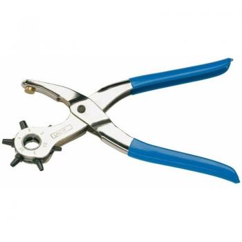 Pinza fustellatrice rotante a 6 fustelle Unior 210 mm fori pelle semipelle