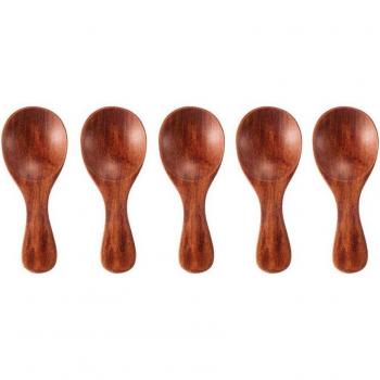 Wooden Cooking Spoons for Sugar, Tea, and Rice