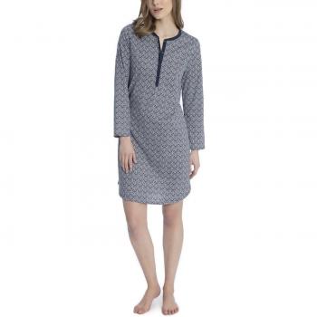 Calida Einteiler-Damen-Schlafanzug Enya in Night Shadow Blue Farbe, Größe 40-42