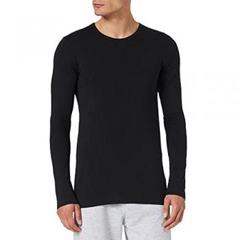 Tchibo SCHIESSER Langarmshirt mit Bio-Baumwolle, schwarz