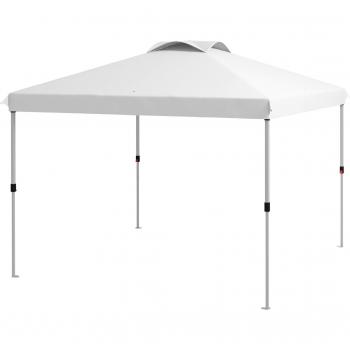 Outsunny Outdoor Pavillon 3 × 3 m – Transporttasche, höhenverstellbar