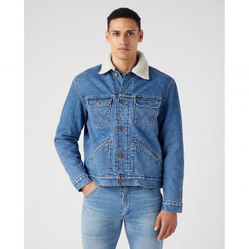 Giubbotto di jeans Wrangler 124MJ Sherpa Wranch