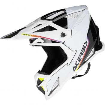 Acerbis T711 Casco de Motocross Negrita Blanco XS