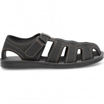 Schwarze Sandalen von Lanetti MSS20504-01