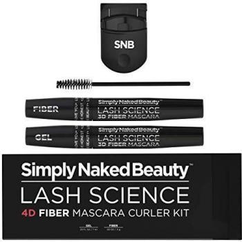 LashBoost 4D Fiber Mascara & Curler Combo
