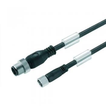Câble M12 Weidmüller 4 pôles pour capteurs/actionneurs 1,50 m
