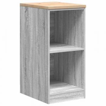 Grey Sonoma Solid Pine Garage Shelf Unit – 40×51×85 cm (vidaXL)
