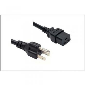 US-Netzwerkabel für Kaltgerätebuchse C19 – 1,8 m, Schwarz, Good Connections®
