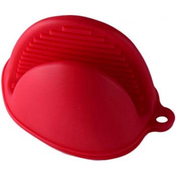 Heat‑Resistant Silicone Kitchen Glove Set with Clips