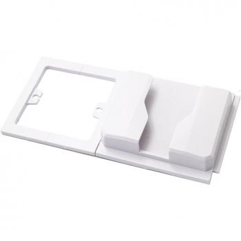 Wall-mounted mobile device storage rack
