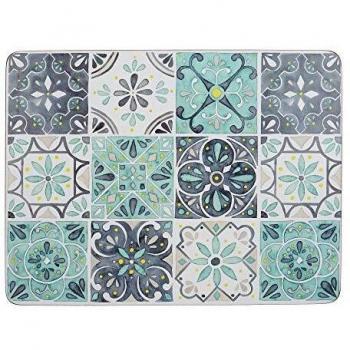 Vivid GreenTile Cork Printed Mates – 6-Set