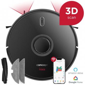 Aspirapolvere Robot con Mocio Nero VR3400