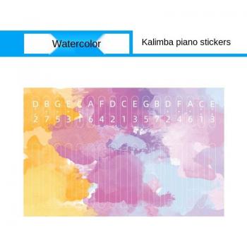 Kalimba Colorée – Autocollants, Nom et Apprentissage