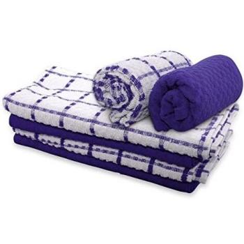 Marib 40x70cm Cotton Tea Towels – Blue & White