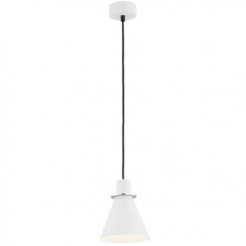Netlighting Beverly Dome Pendant Light with White and Chrome Finish