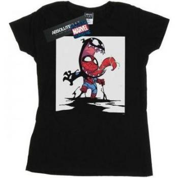 T-Shirt in Cotone Marvel Spider-Man Venom per Donne