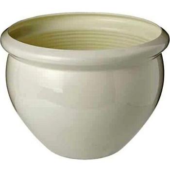 Poetic Siena 512668 Vaso di Fiori 26 cm Bianco Perla