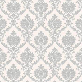 Carta da Parati Noordwand Topchic Ornamenti Classici Grigio Chiaro