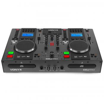 Vonyx CDJ450: Reproductor MP3 USB, Bluetooth y Entrada Micrófono