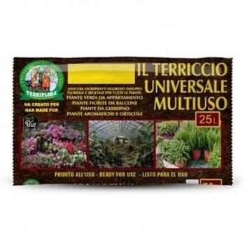 Terreno Universale per Piante Verdi e Fiorite, 25 Litri