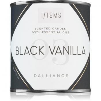 I/TEMS Essential 03 – Schwarz-Vanille Duftkerze 200 g