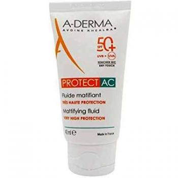A-derma protect ac fluide matifying very high protection cream spf 50+ 40ml